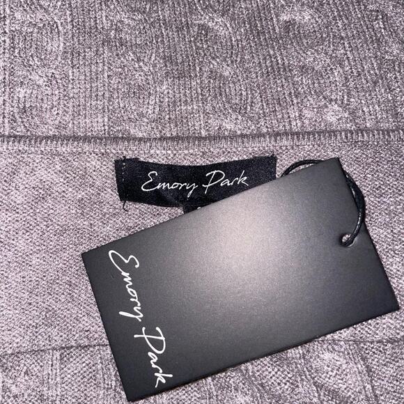 Grey Cable Knit Tank Top L - Picture 4 of 4